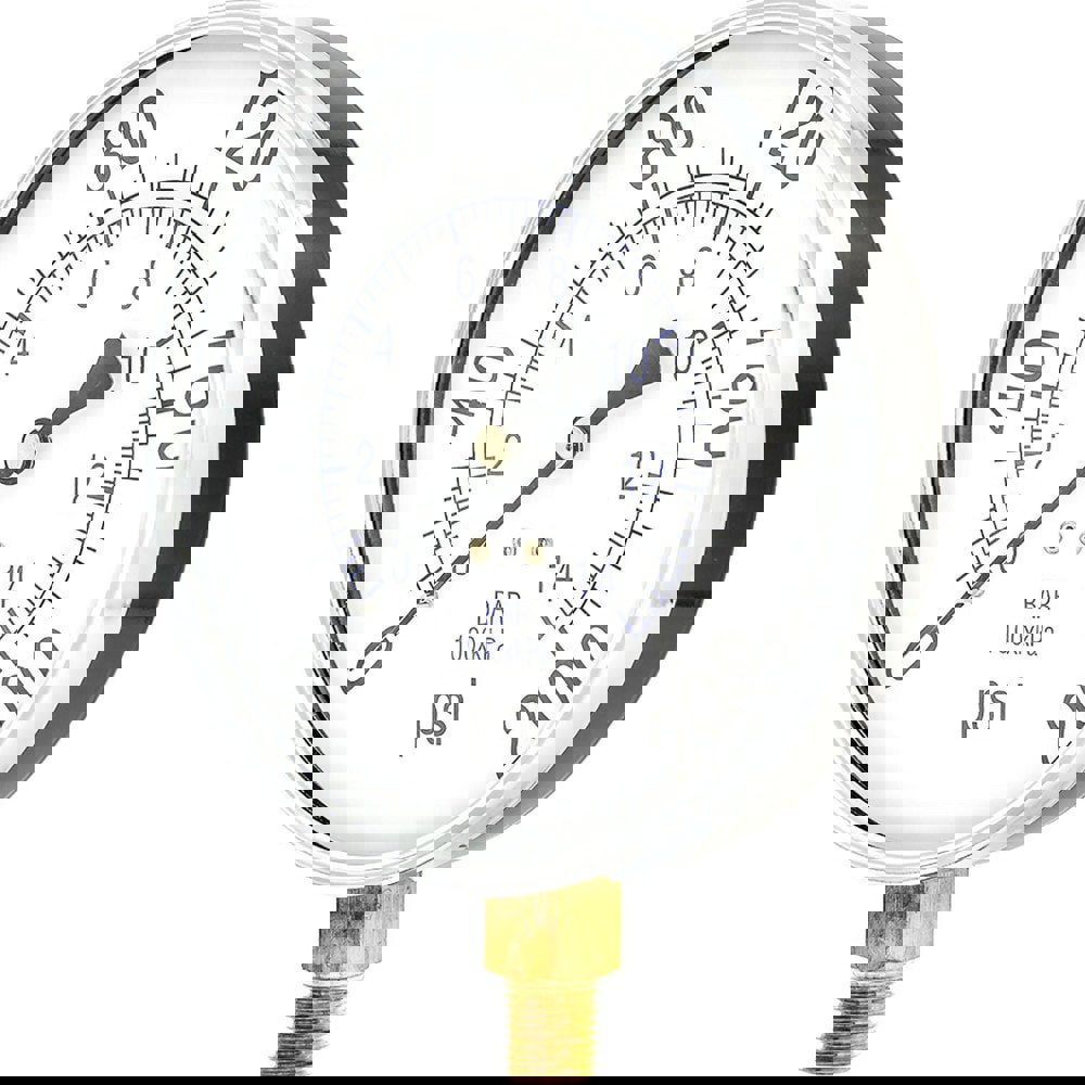 Pressure Gauges; Gauge Type: Utility Gauge ; Scale Type: Dual ; Accuracy (%): 3-2-3% ; Dial Type: Analog ; Thread Type: 1/4